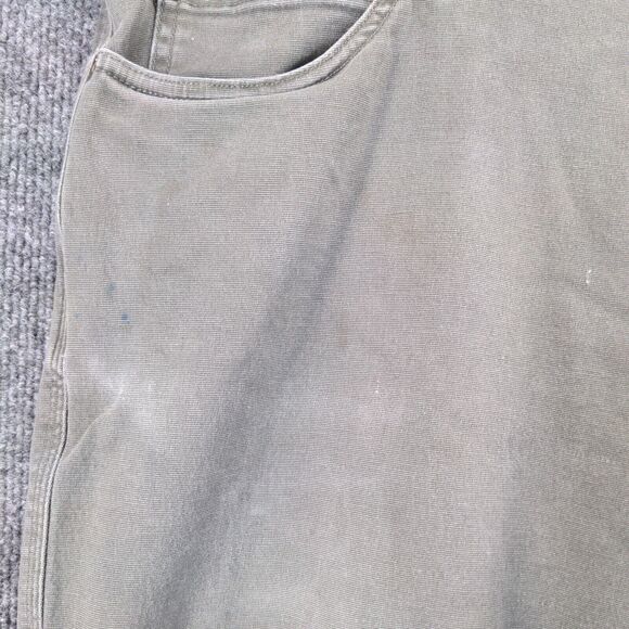 Duluth Trading Co. Flex Fire Hose Straight Leg Pants Mens 42x32 Gray Workwear - Picture 4 of 16